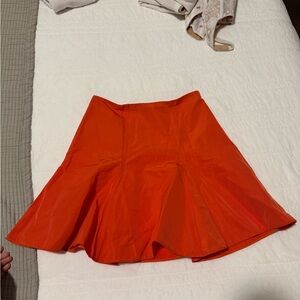 Valentino Orange Skirt